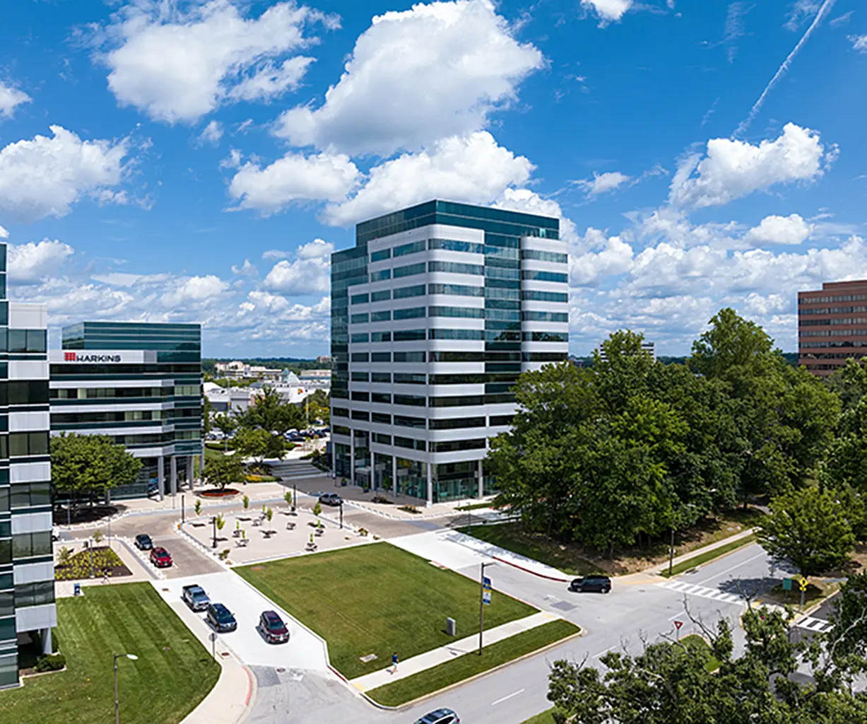 Merriweather Row Aerial