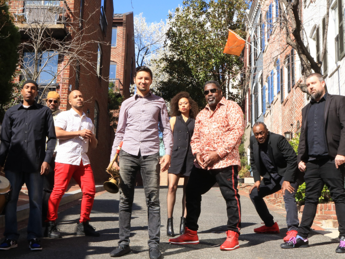 AMPED in the Park – The JoGo Project Artists get ready to perform at Merriweather District (Jogo Project)