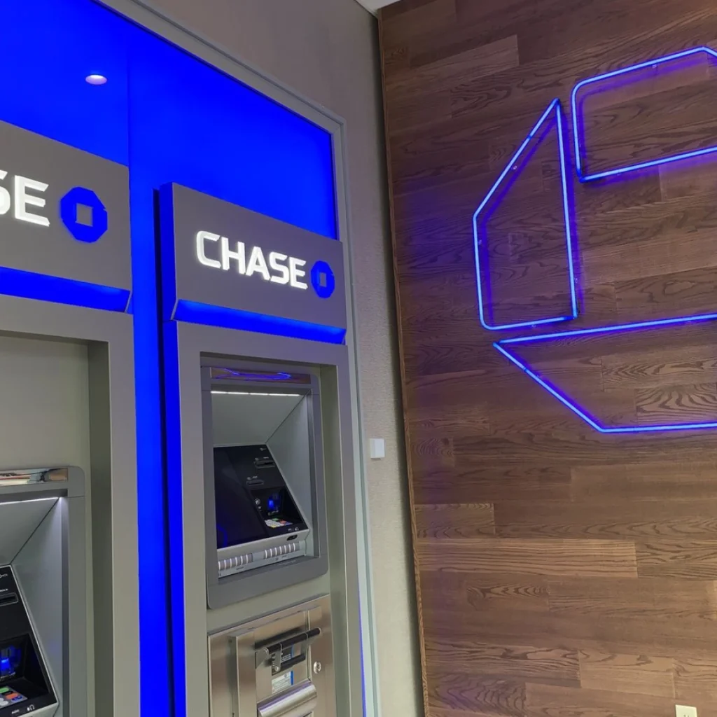 Chase Bank ATM at Merriweather District in Columbia, MD.