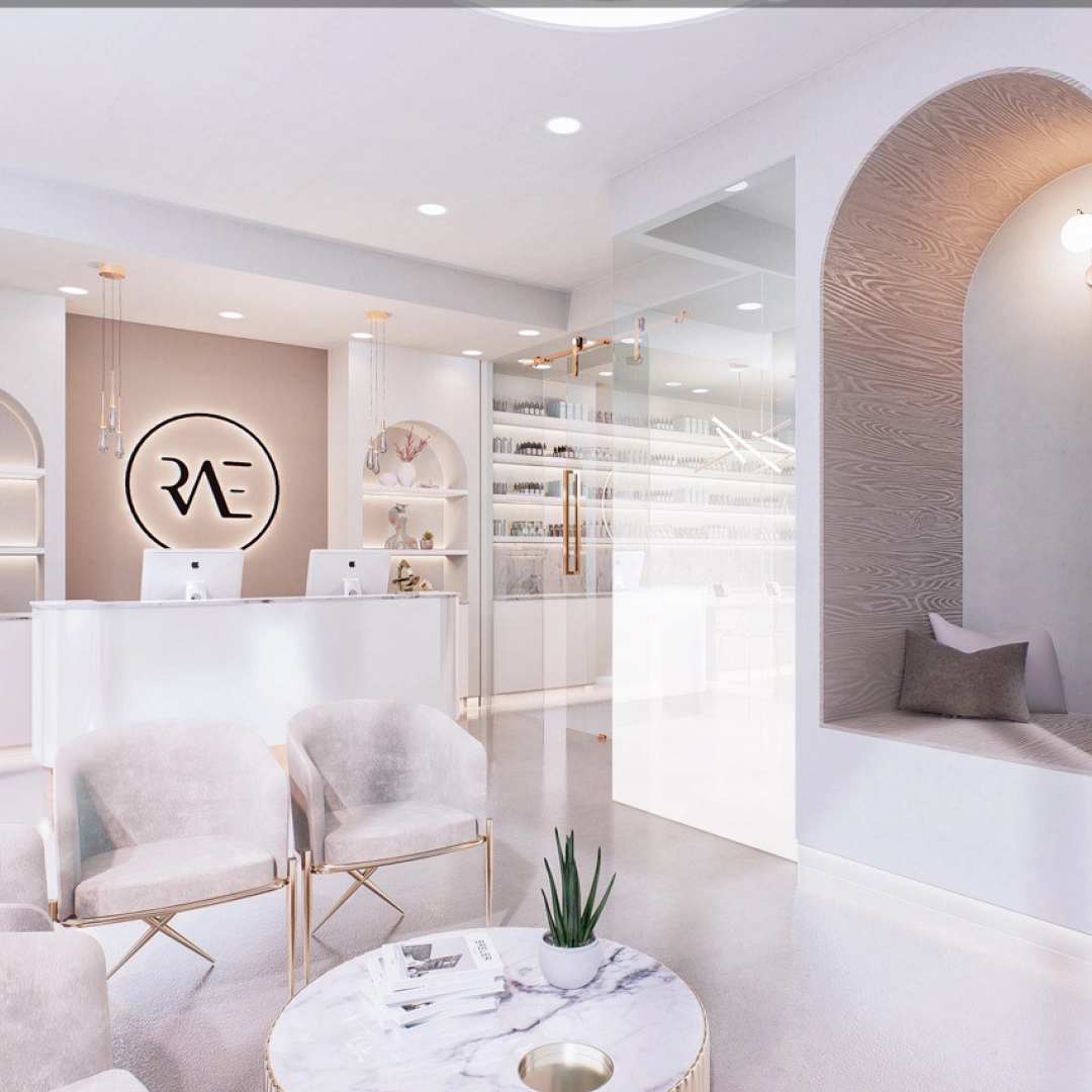 Modern interior at Refresh Aesthetics.