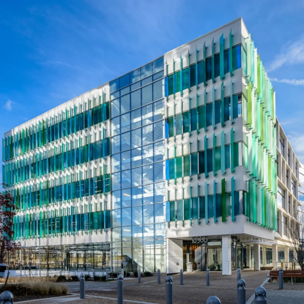 A rendering of the Two Merriweather Office Building at Merriweather District.