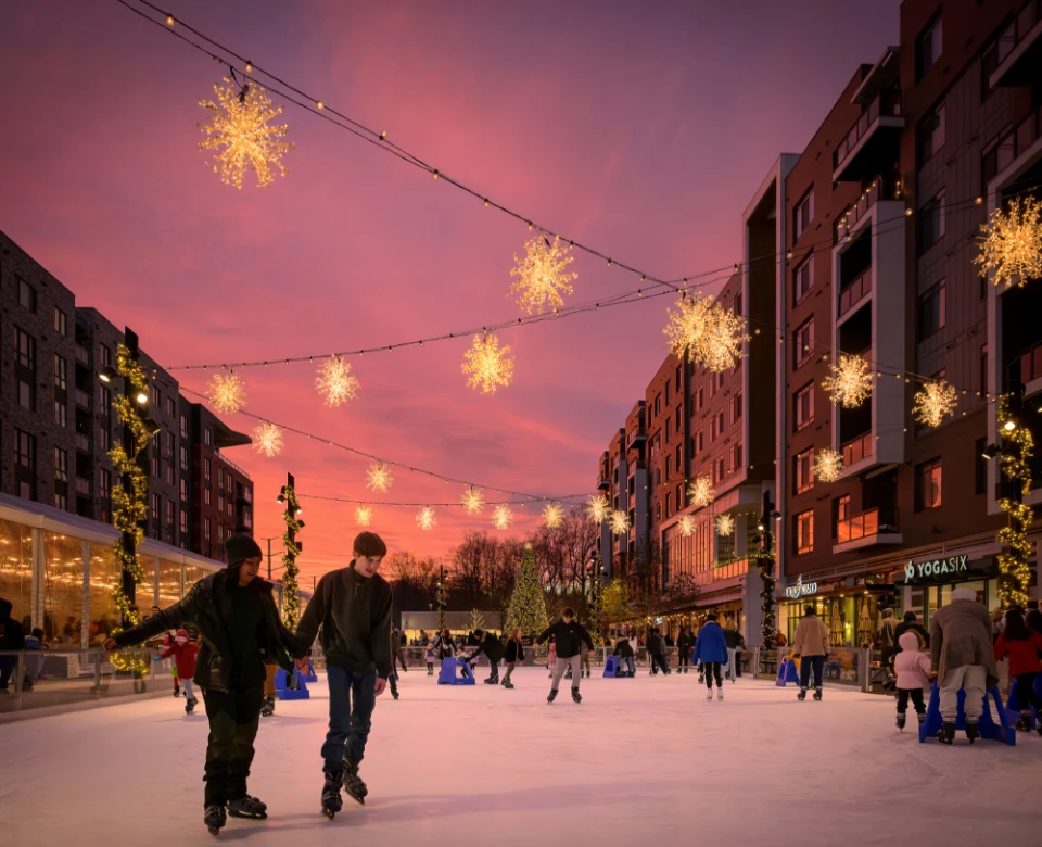 Color Burst Park ice skating